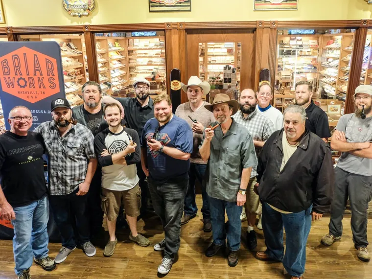 Group photo at the lounge